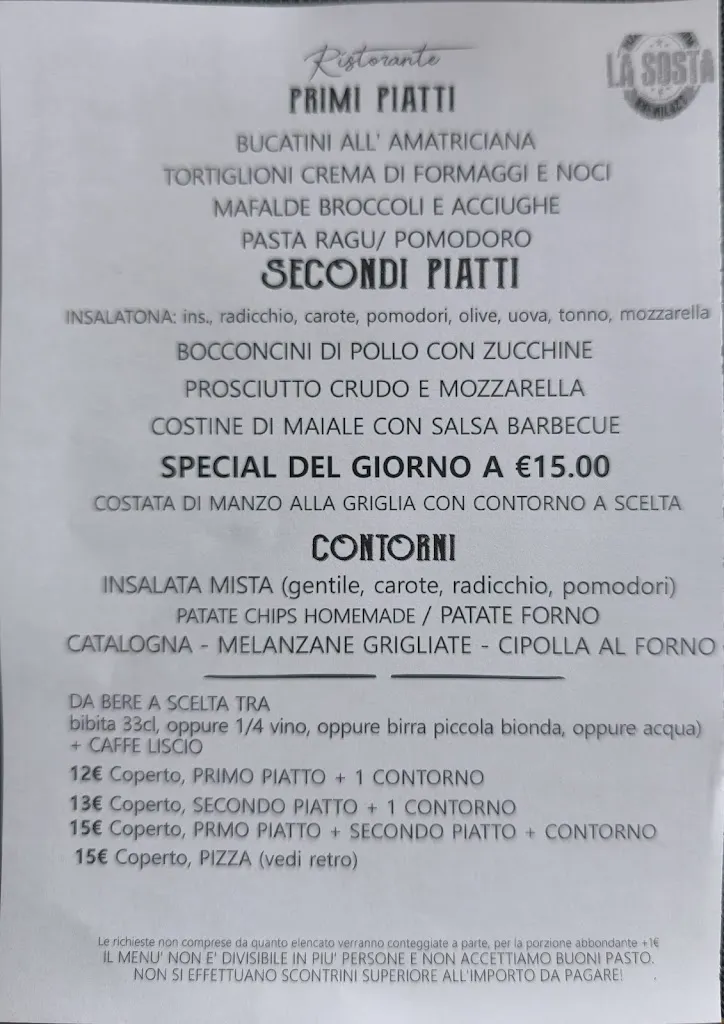Menu_Pizzeria Trattoria La Sosta_Sommacampagna_image_2
