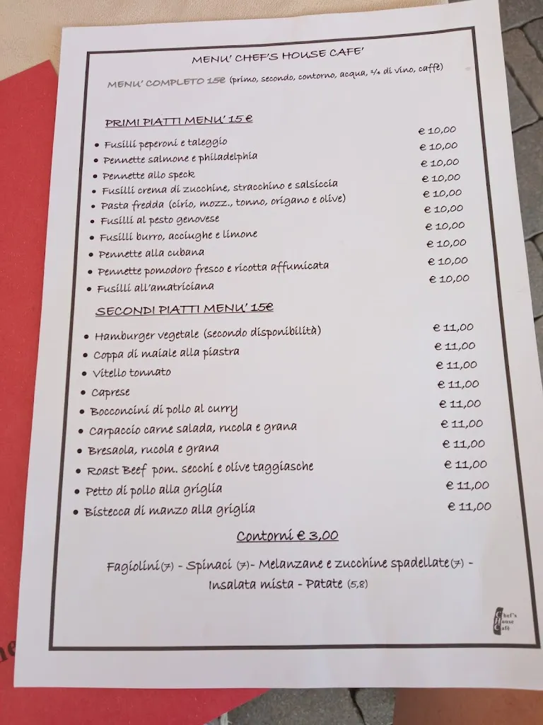 Menu_Chef'S House Cafè_Sommacampagna_image_1