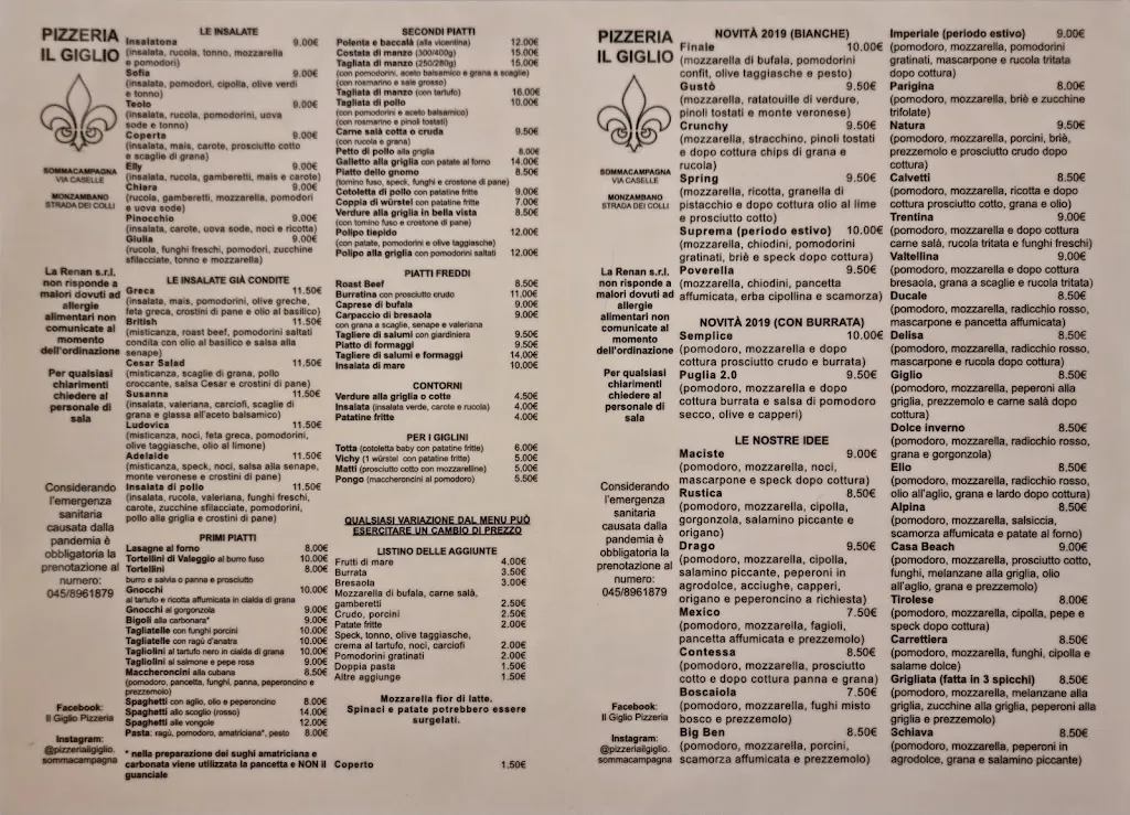 Menu_Pizzeria Il Giglio_Sommacampagna_image_1