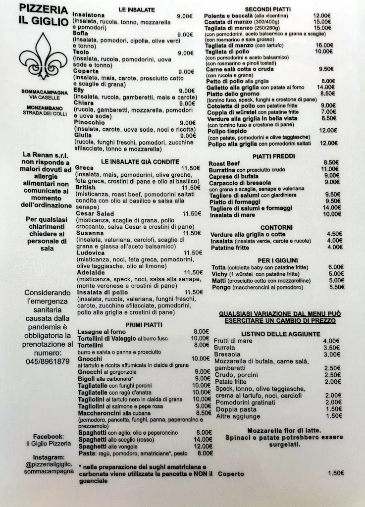 Menu_Pizzeria Il Giglio_Sommacampagna_image_3