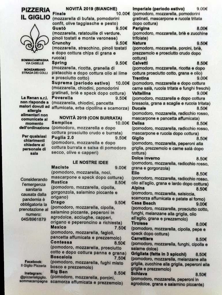 Menu_Pizzeria Il Giglio_Sommacampagna_image_4