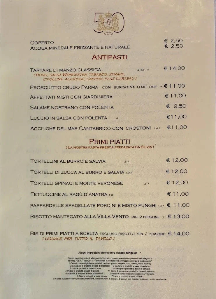 Menu_Ristorante Villa Vento_Sommacampagna_imagen_2