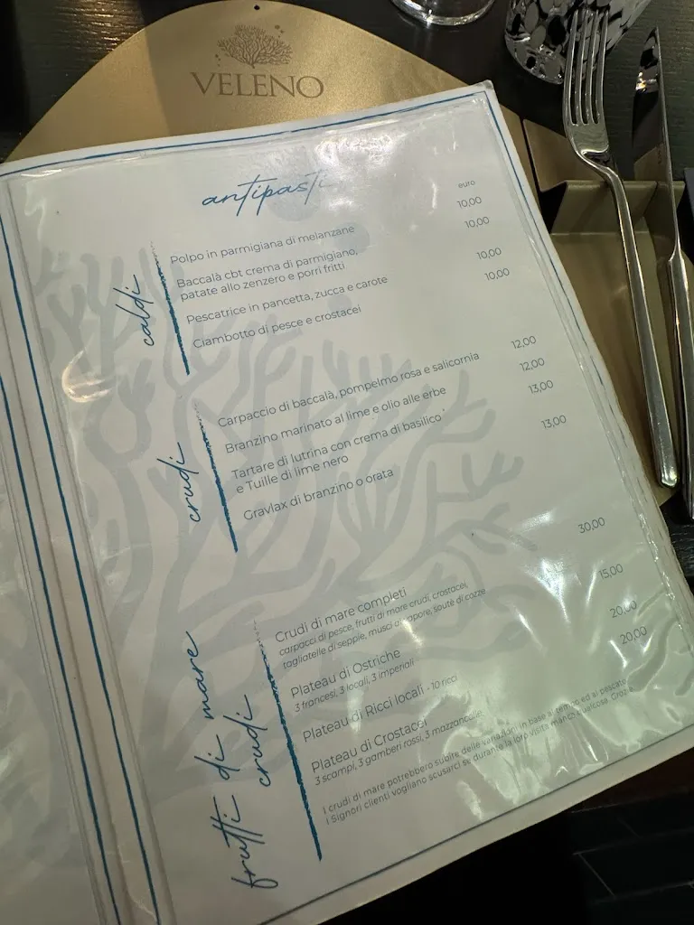 Menü_Veleno Osteria del Mare_Provincia di Barletta - Andria - Trani_Bild_2