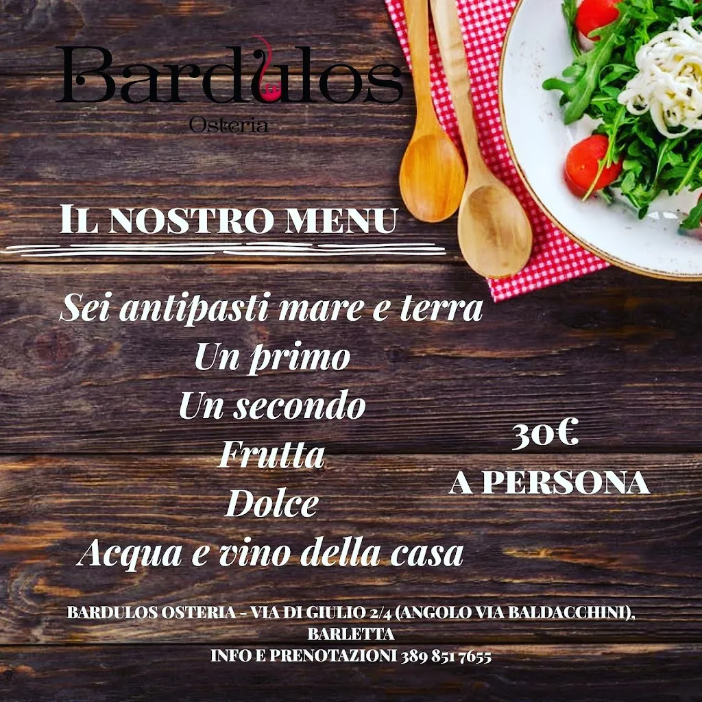 Menu_Bardulos_Provincia di Barletta - Andria - Trani_image_2