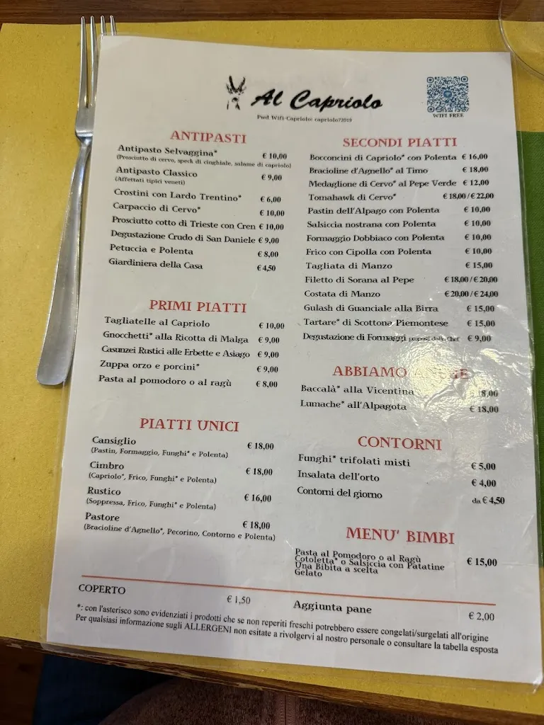 Menu_Locanda Al Capriolo_Tambre_image_1