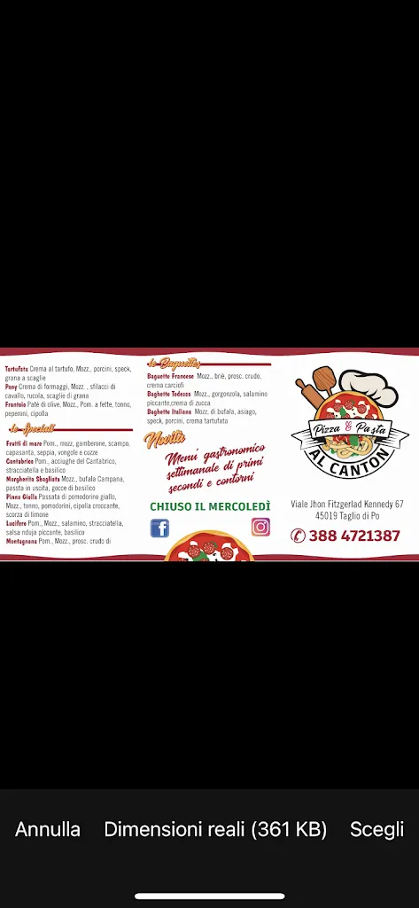 Menu_Pizza e Pasta al Canton_Taglio di Po_image_4