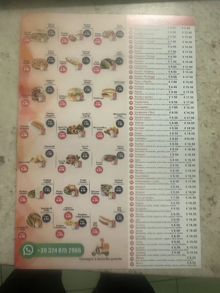 Menu_Buonissimo Pizza Kebab Fast Food_Taglio di Po_immagine_1
