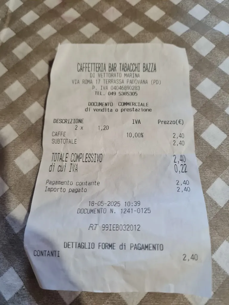 Maurizio Bonello_Caffetteria Bazza Di Vettorato Marina_Terrassa Padovana_review