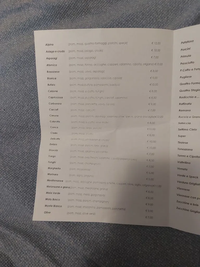 Menu_Bar Pizzeria Cimone _Tonezza del Cimone_immagine_2