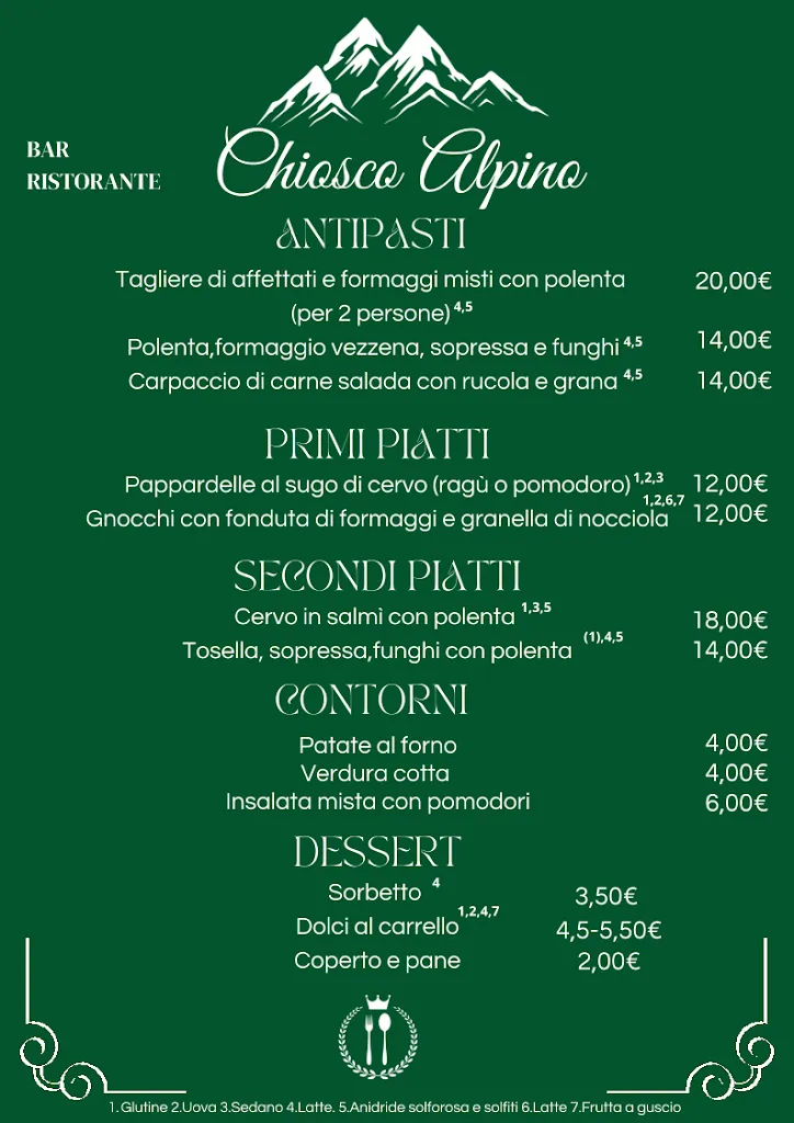 Menu_Hotel Ristorante Chiosco Alpino_Tonezza del Cimone_image_1