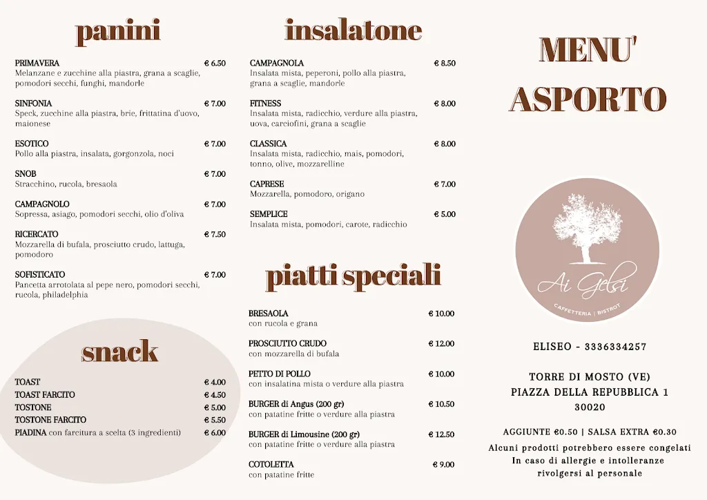 Menu_Ai Gelsi Caffetteria Bistrot_Torre di Mosto_image_1