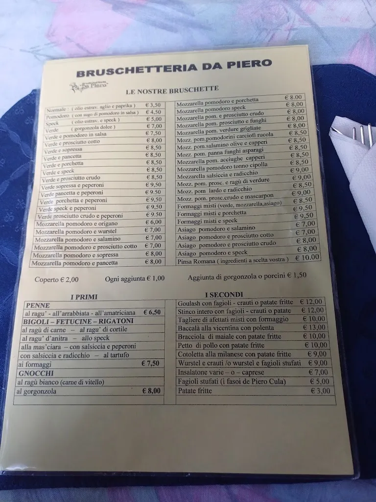 Menu_Bruschetteria Trattoria da Piero_Torrebelvicino_image_2
