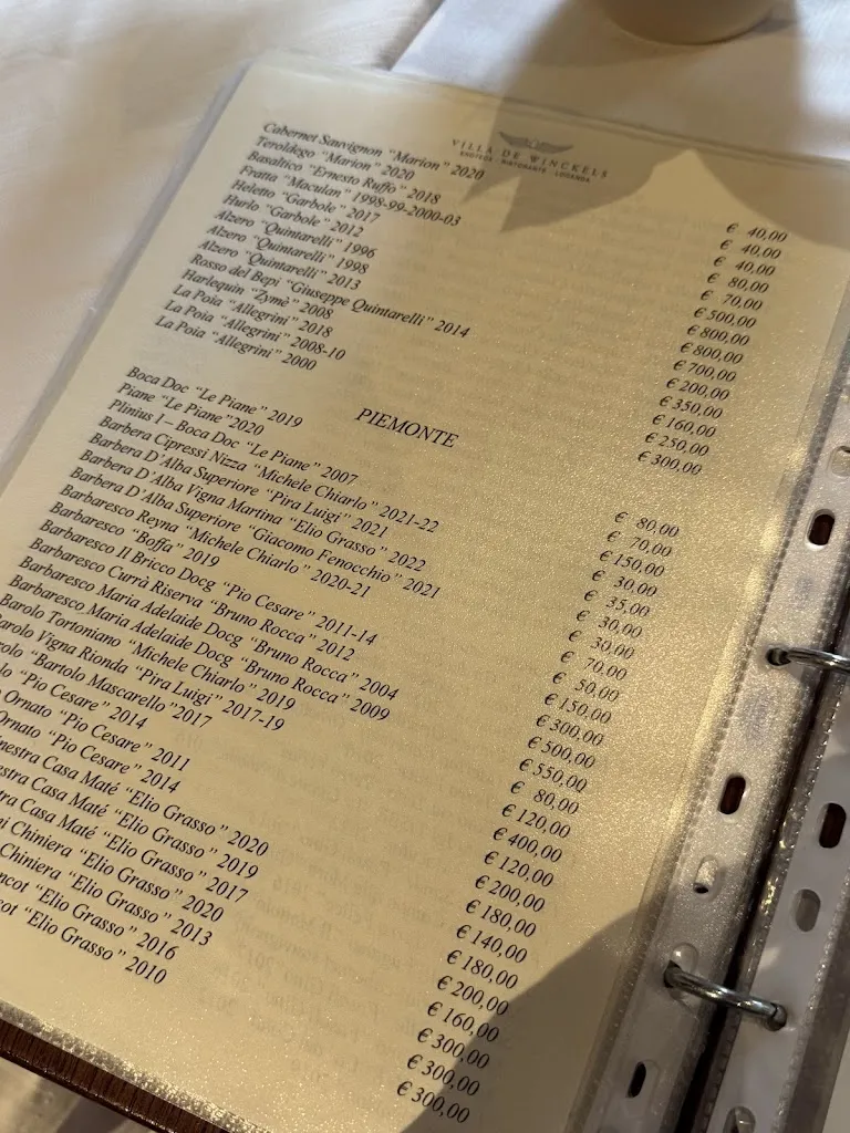 Menu_Ristorante & Country Hotel Villa De Winckels_Tregnago_image_4