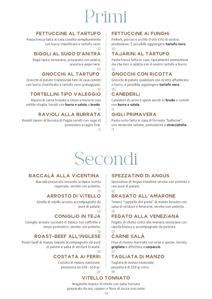 Menu_Ristorante Piazzola - Centro 1930_Tregnago_image_1