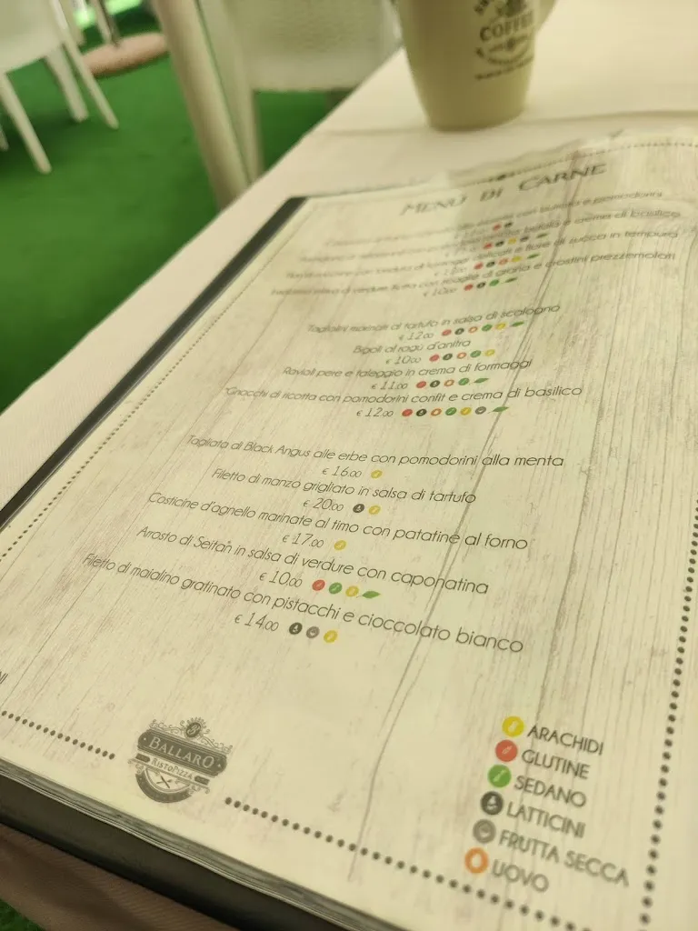 Menu_Ballaro' Ristorante Pizzeria_Tremignon_image_1