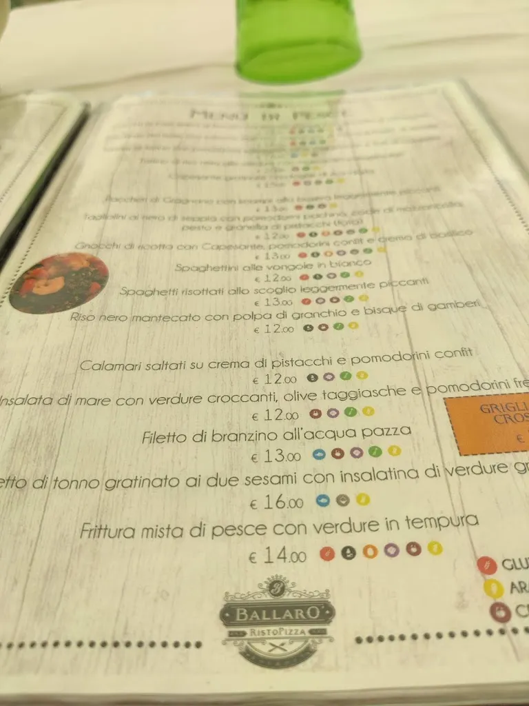 Menu_Ballaro' Ristorante Pizzeria_Tremignon_image_3