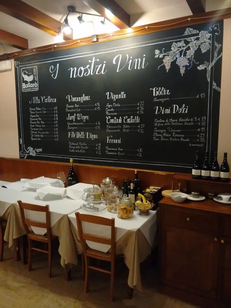 Menu_Ballaro' Ristorante Pizzeria_Tremignon_image_4