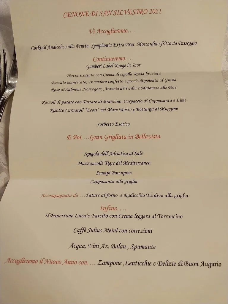 Menü_Ristorante Luca'S_Trebaseleghe_Bild_1