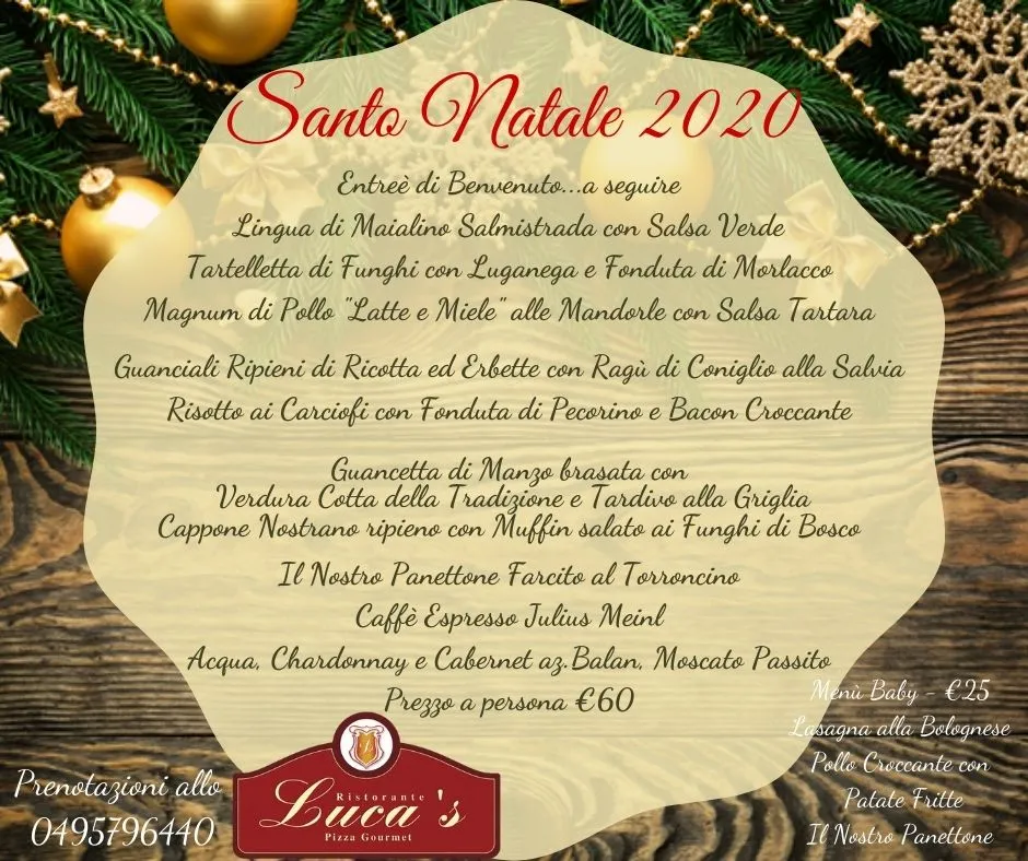 Menü_Ristorante Luca'S_Trebaseleghe_Bild_3