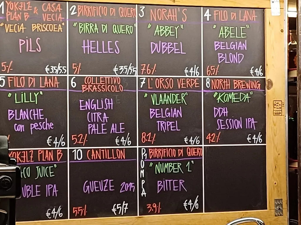 Menu_Yokelz - Plan B Pub_Trebaseleghe_image_1