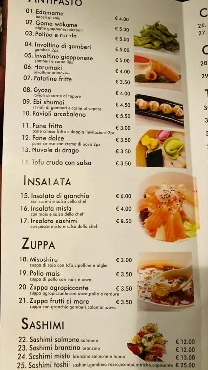 Menu_Toshi Restaurant Vicenza_Torri di Quartesolo_image_2