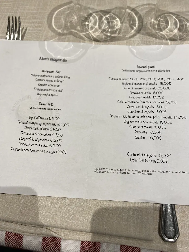 Menü_Osteria Al Maraneo_Torri di Quartesolo_Bild_4