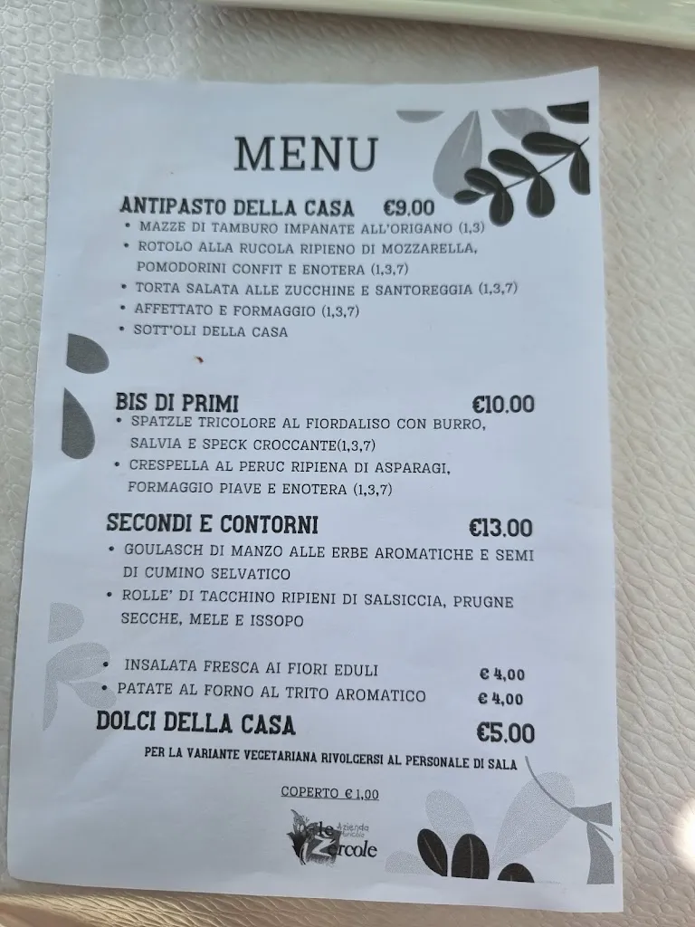 Menu_Agriturismo Le Zercole_Trichiana_image_1