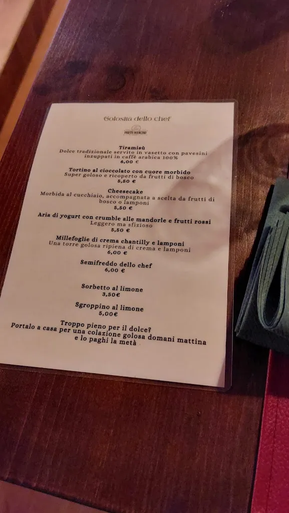 Menü_Risotteria Porto Mancino Valpolicella_Valgatara_Bild_1