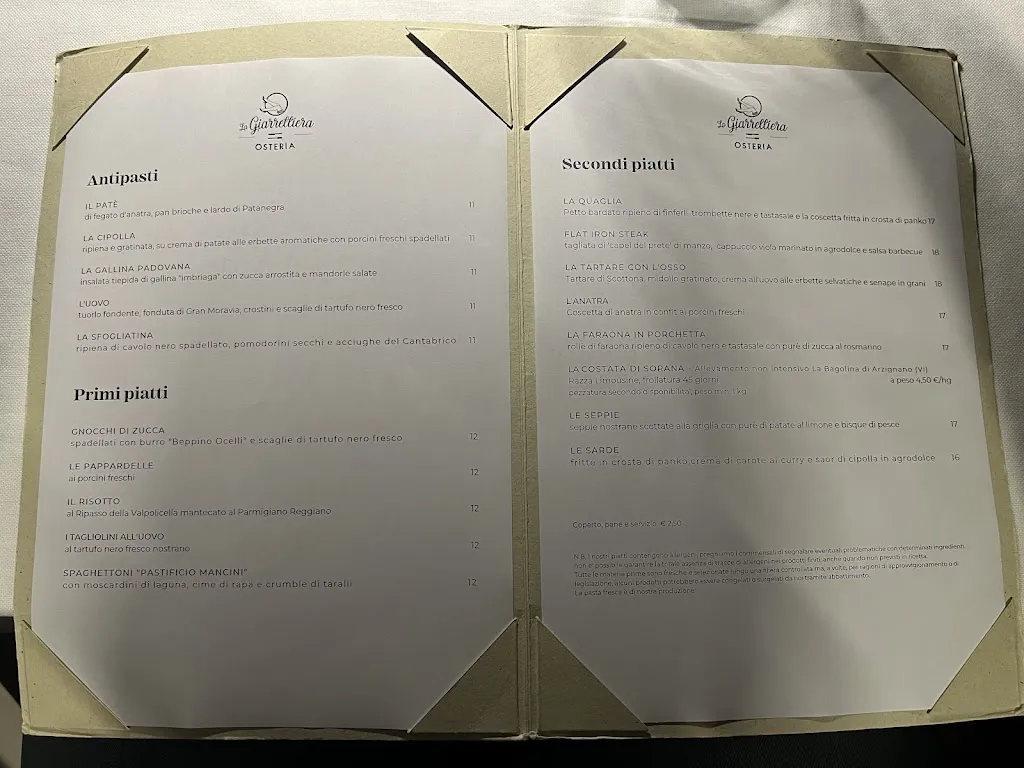 Menu_La Giarrettiera - Osteria_Valdagno_image_3