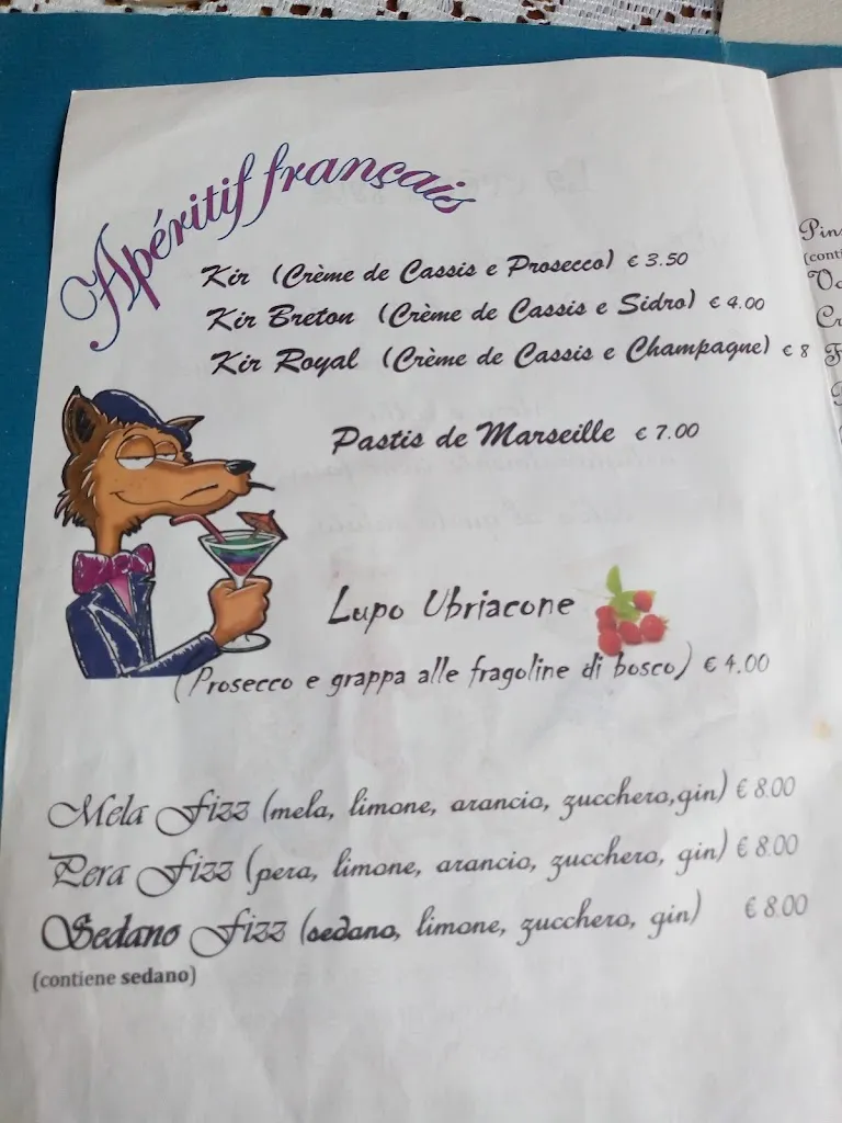 Menu_La Tana Del Lupo_Valdagno_image_1
