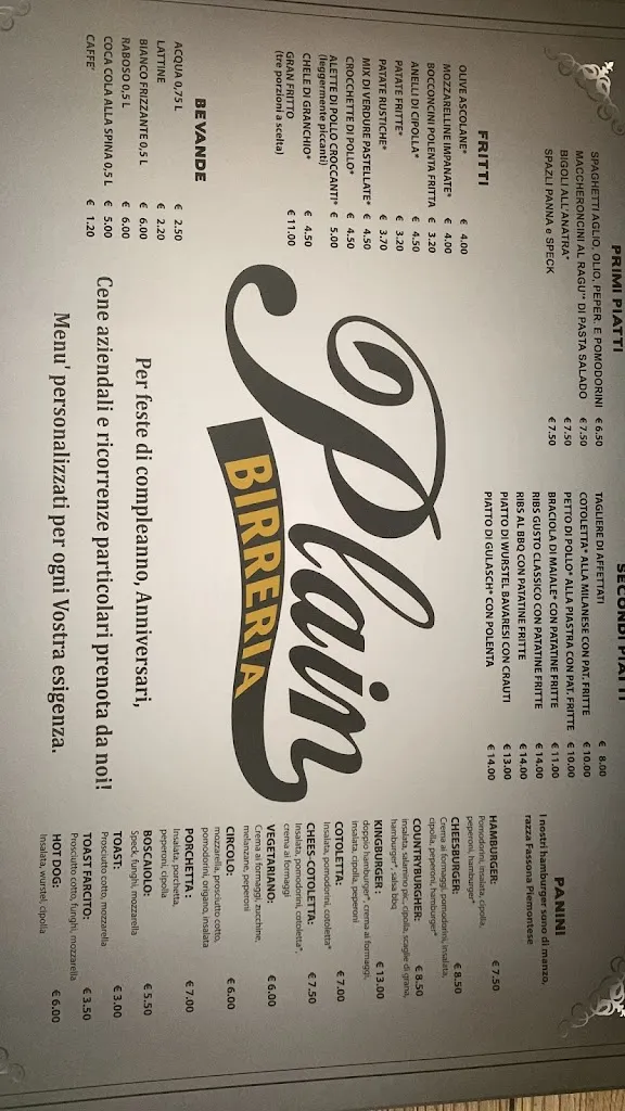 Menu_Birreria Plain_Valdagno_image_2