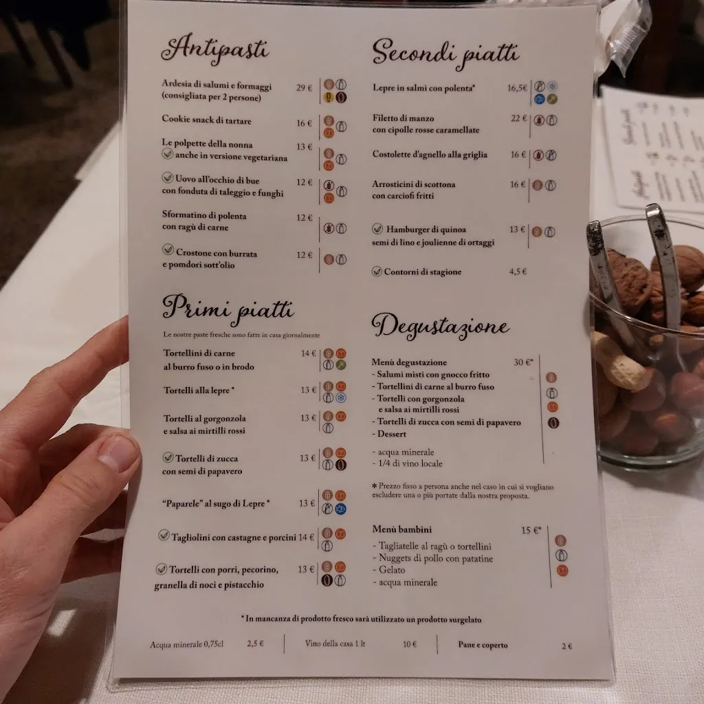 Menü_Ristorante Lepre_Valeggio sul Mincio_Bild_4