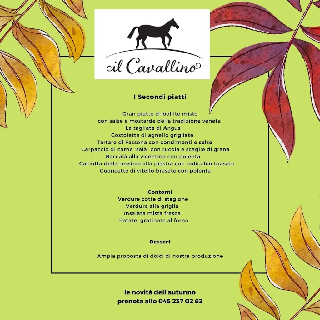 Menü_Trattoria Il Cavallino_Valeggio sul Mincio_Bild_2