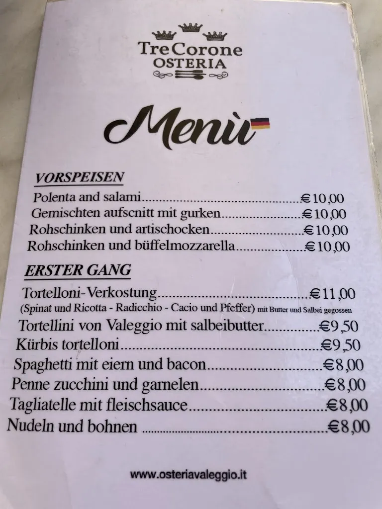 Menu_Osteria Tre Corone Valeggio Sul Mincio_Valeggio sul Mincio_image_4
