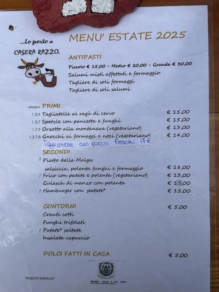 Menu_Casera Razzo_Vigo di Cadore_immagine_1