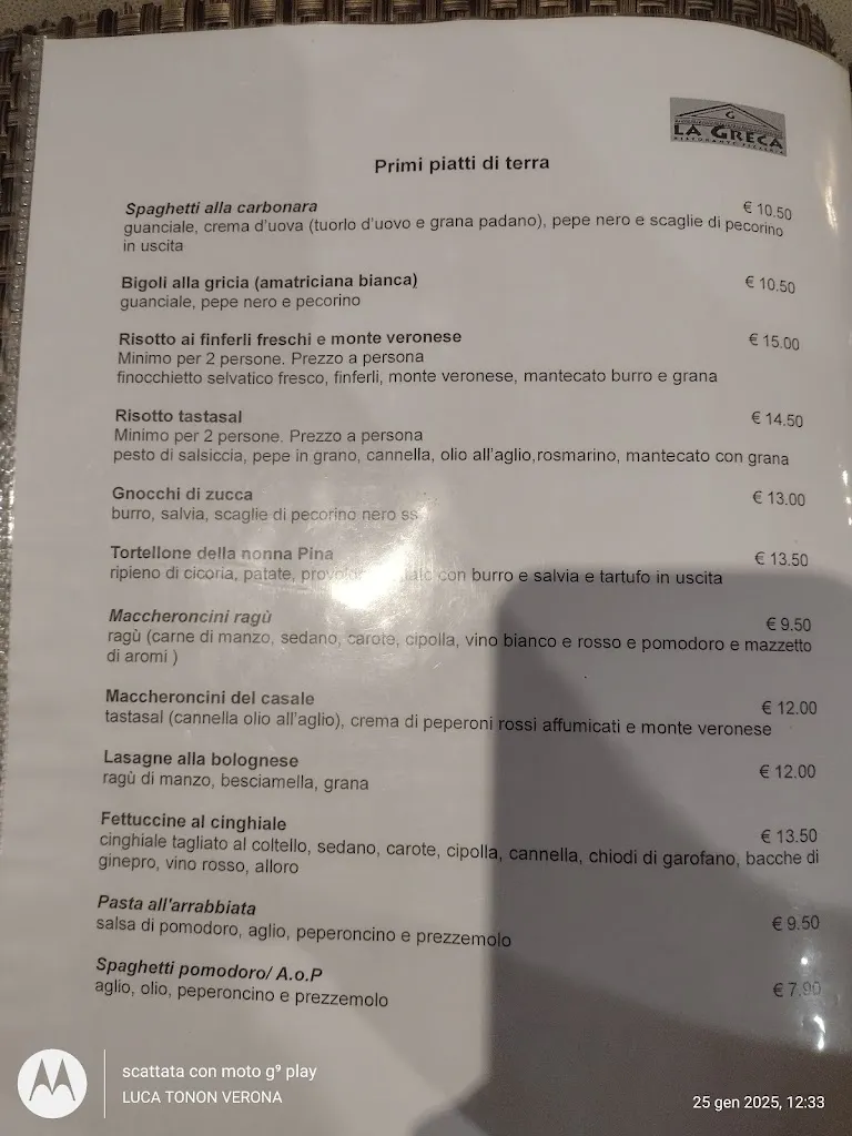 Menu_Ristorante Pizzeria La Greca_Villafranca di Verona_image_3