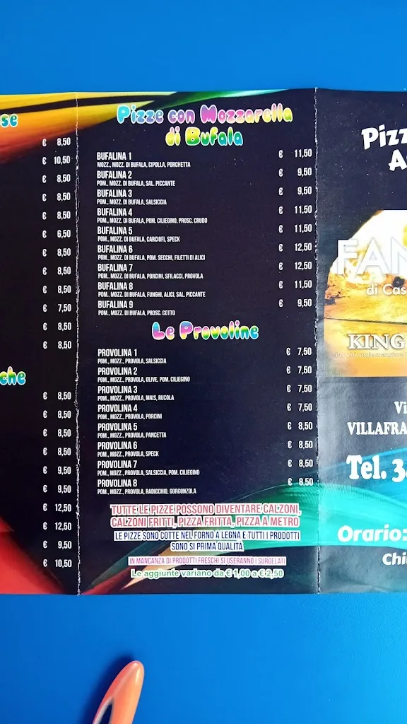 Menu_Pizzeria Fantasy_Villafranca Padovana_image_1