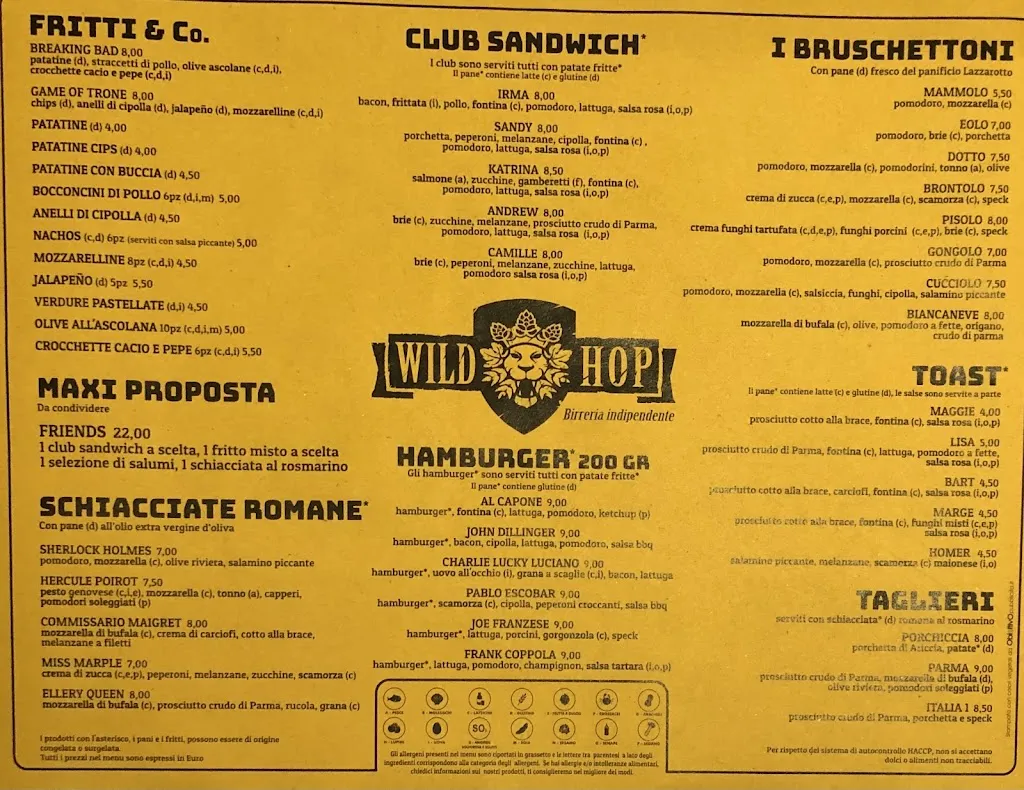 Menu_Wild Hop Birreria Indipendente_Villafranca Padovana_image_1