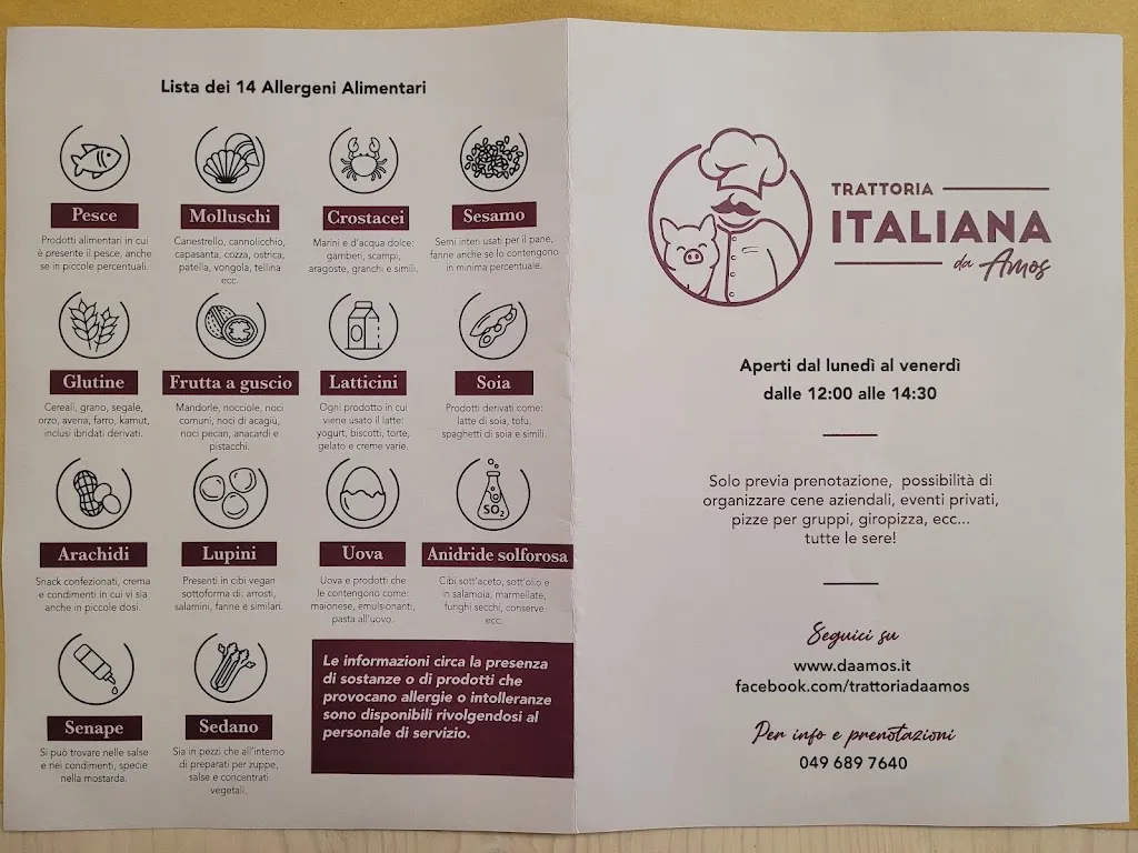 Menu_Trattoria Italiana Da Amos_Villatora_image_1