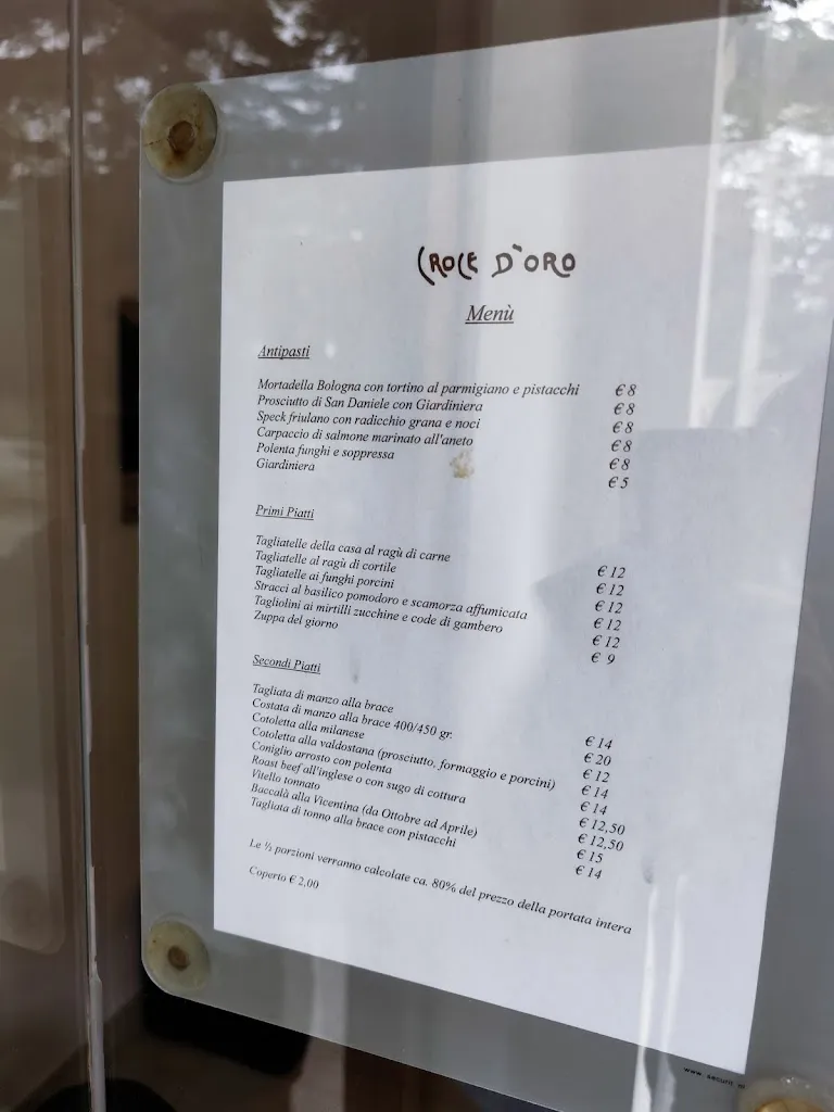 Menü_Albergo Ristorante Croce d'Oro_Volargne_Bild_1