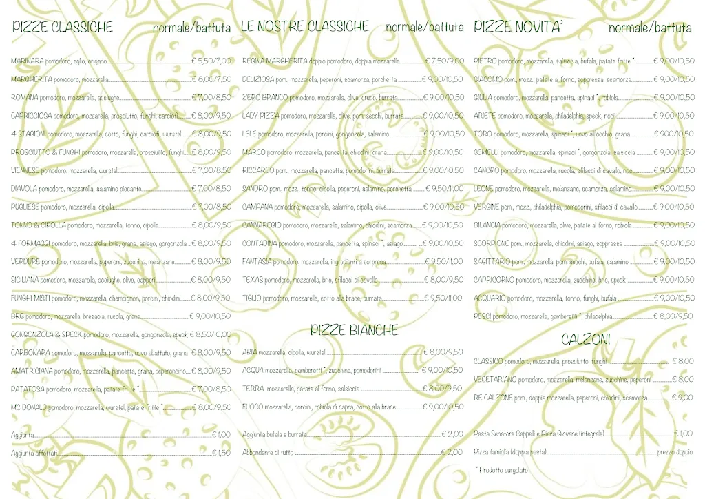 Menu_Fior di Pizza - Pizzeria per Asporto_Zero Branco_immagine_1