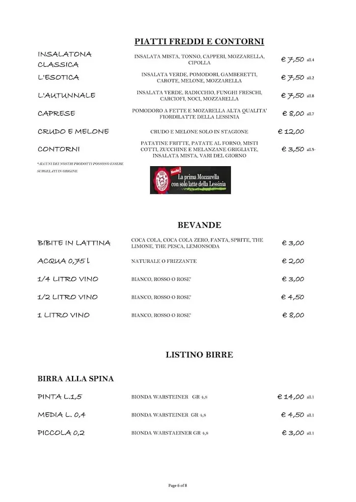 Menü_L'Altro Carlo Rè Dal Gianlu_Zevio_Bild_2