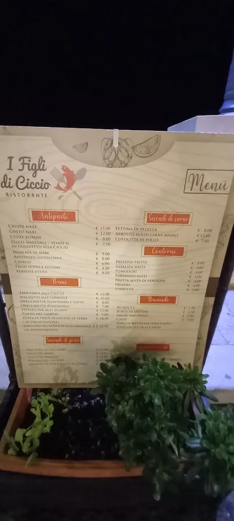 Menu_I Figli di Ciccio_Rodi Garganico_image_1