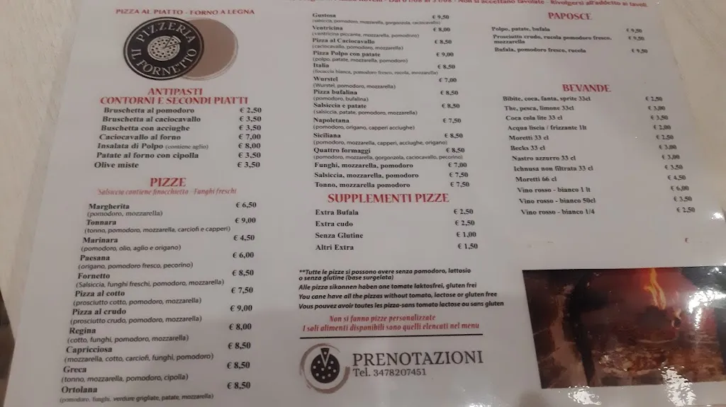 Menu_Pizzeria Il Fornetto_Rodi Garganico_image_1