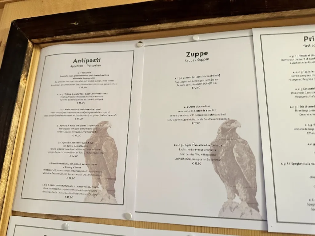 Menu_Restaurant & Pizzeria Sass Dlacia_San Cassiano_image_2