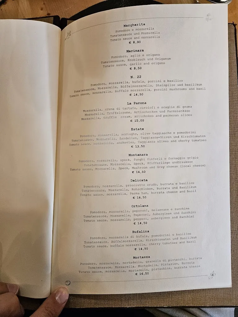 Menu_Pizzeria Ristorante Bar La Vedla_San Cassiano_image_1