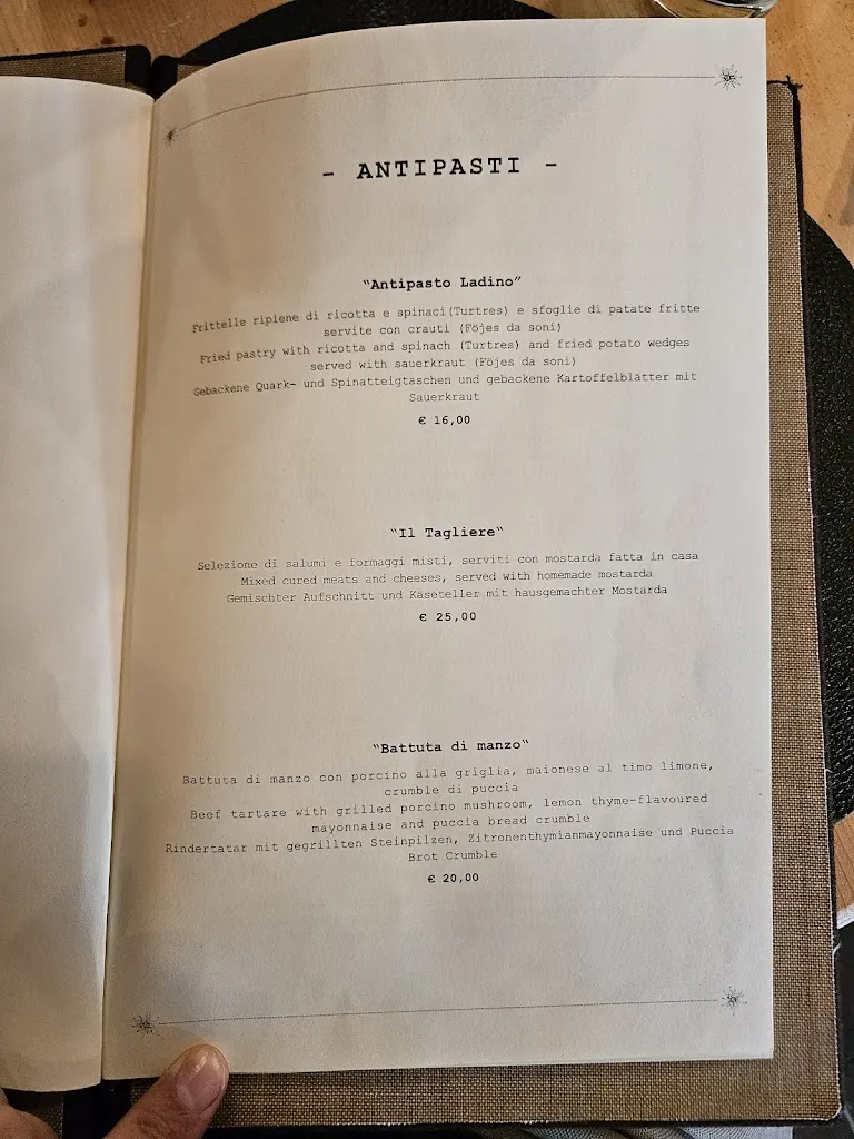 Menu_Pizzeria Ristorante Bar La Vedla_San Cassiano_image_4