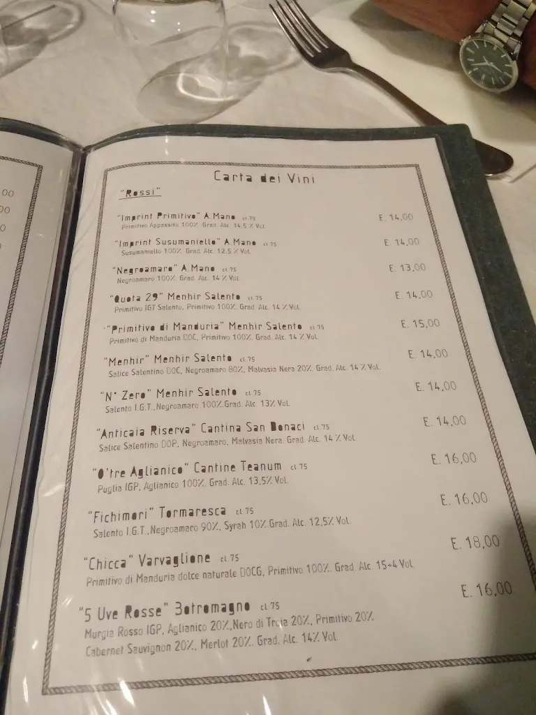 Menu_L'ARTE CONTADINA - Trattoria - Pizzeria - Ristogrill_Sammichele di Bari_image_4