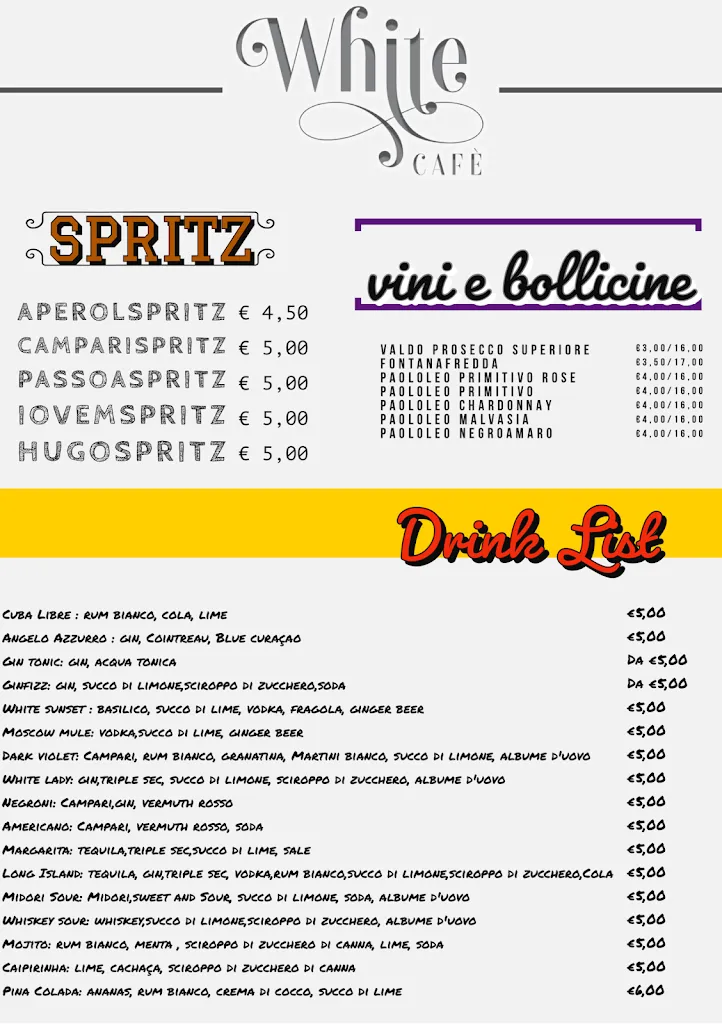Menu_White Cafè_Sammichele di Bari_image_1