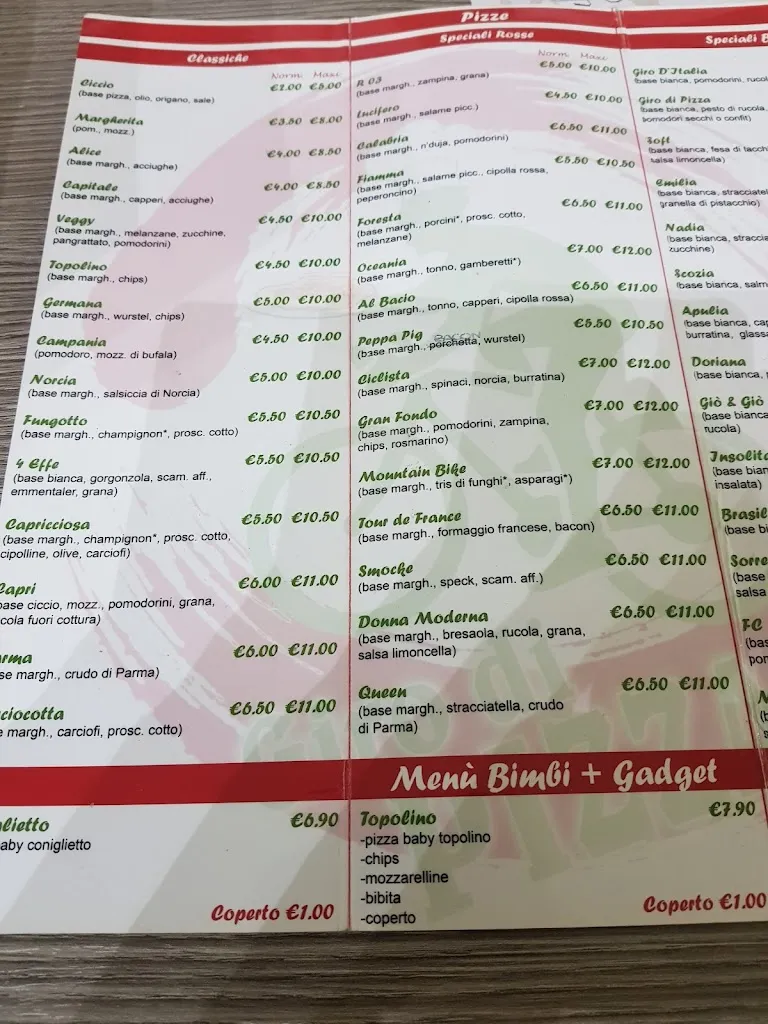 Menu_Giro di pizza_Sammichele di Bari_image_1